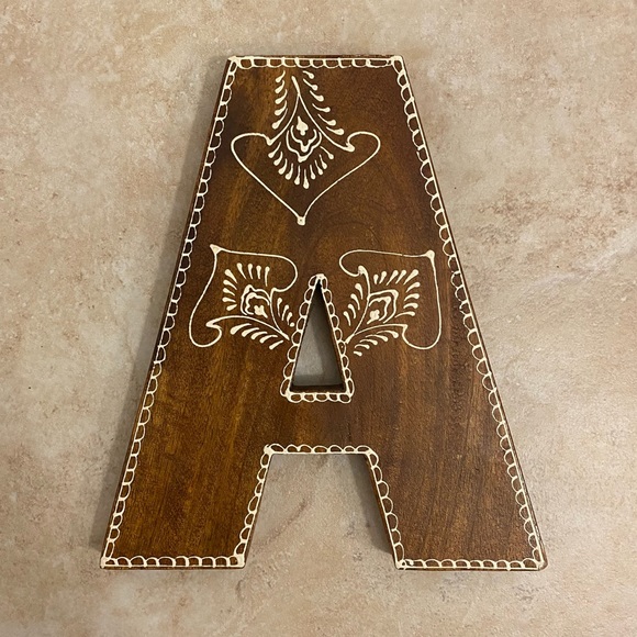❤️ NWT Urban Outfitters Wooden Letter “A” Sign